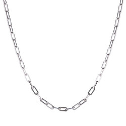 925 Ayar Gümüş 60 cm Kalın Forse Erkek Zinciri - 3