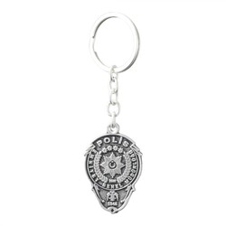 Anı Yüzük - EGM Gümüş Renk Polis Anahtarlığı