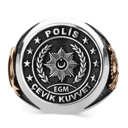 EGM Polis Çevik Kuvvet Yüzüğü - Thumbnail
