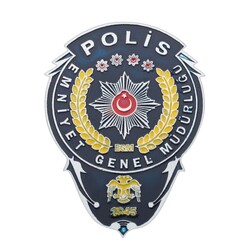Emniyet Genel Müdürlüğü Polis Cüzdan Rozeti - Thumbnail