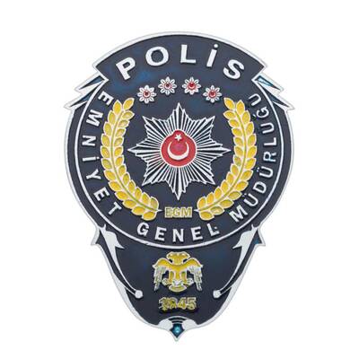 Emniyet Genel Müdürlüğü Polis Cüzdan Rozeti
