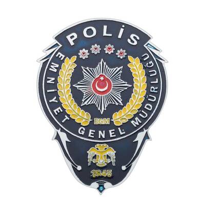 Emniyet Genel Müdürlüğü Polis Cüzdan Rozeti