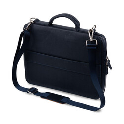 Exclusive Hakiki Deri Organizer Çanta Lacivert - 3