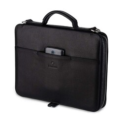 Exclusive Hakiki Deri Organizer Çanta Siyah