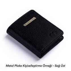 Fonksiyonel Hakiki Deri Bozuk Para Bölmeli Klasik Erkek Cüzdan Siyah - 5