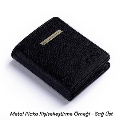 Fonksiyonel Hakiki Deri Bozuk Para Bölmeli Klasik Erkek Cüzdan Siyah - 5