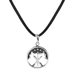 Gümüş Çerkes Savaşçı Kolyesi