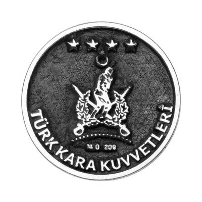 Gümüş Türk Kara Kuvvetleri Yaka Rozeti