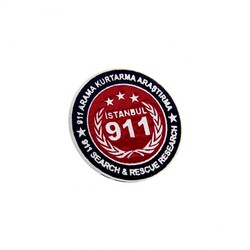 İstanbul Arama Kurtarma Araştırma 911 Rozeti - Thumbnail