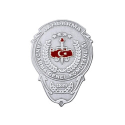 Jandarma Genel Komutanlığı Mini Cüzdan Rozeti - Thumbnail