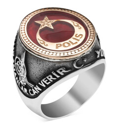 Kahramanlar Polis Gümüş Yüzüğü - Thumbnail