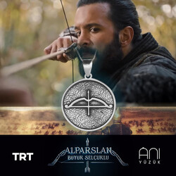 Kemankeş Tozkoparan Planet Ok Yay Gümüş Kolye - 1