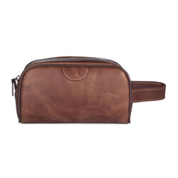 Marvin Vintage Crazy Deri El Çantası Unisex Kahverengi - 4