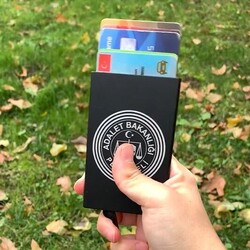 Minimalist RFID Otomatik Mekanizmalı Kartlık Siyah Adalet Bakanlığı - Thumbnail