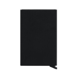 Minimalist RFID Otomatik Mekanizmalı Kartlık Siyah Kişiselleştirilebilir - 4