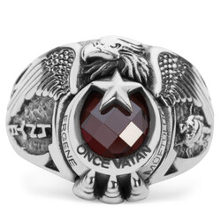 Anı Yüzük - Önce Vatan Yüzüğü (Göktürkçe Türk-Asker)