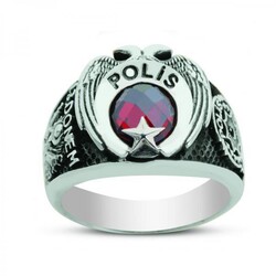 Polis Çift Kartal Başlı 13 Dönem 2015 Yüzüğü