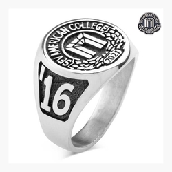 SEV American College 2021 Yüzüğü + Rozet Set - Bayan - 1