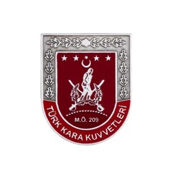 Türk Kara Kuvvetleri Mini Cüzdan Rozeti - Thumbnail