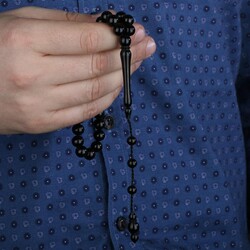 Usta İşi Küre Kesim Sistemli Oltu Tesbih - 2